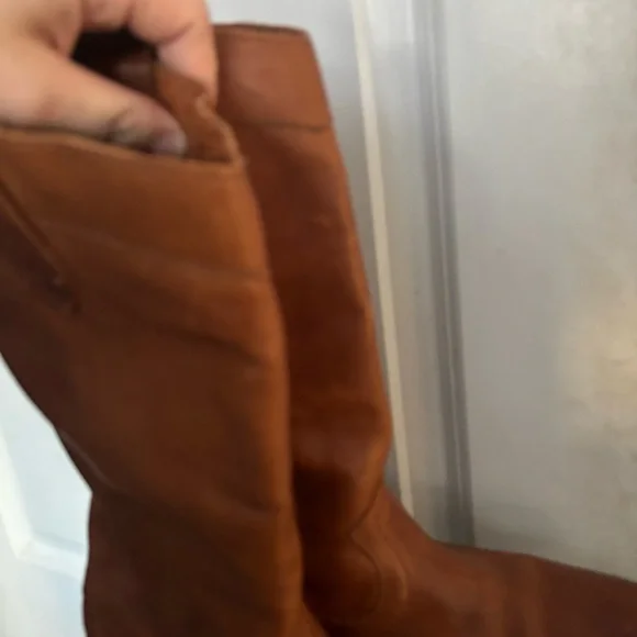 Frye Women’s 7 Cognac Leather Melissa Pull On Riding Boots - Picture 5 of 5